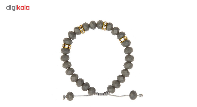 دستبند آرامیس مدل مهره های طوسی C195