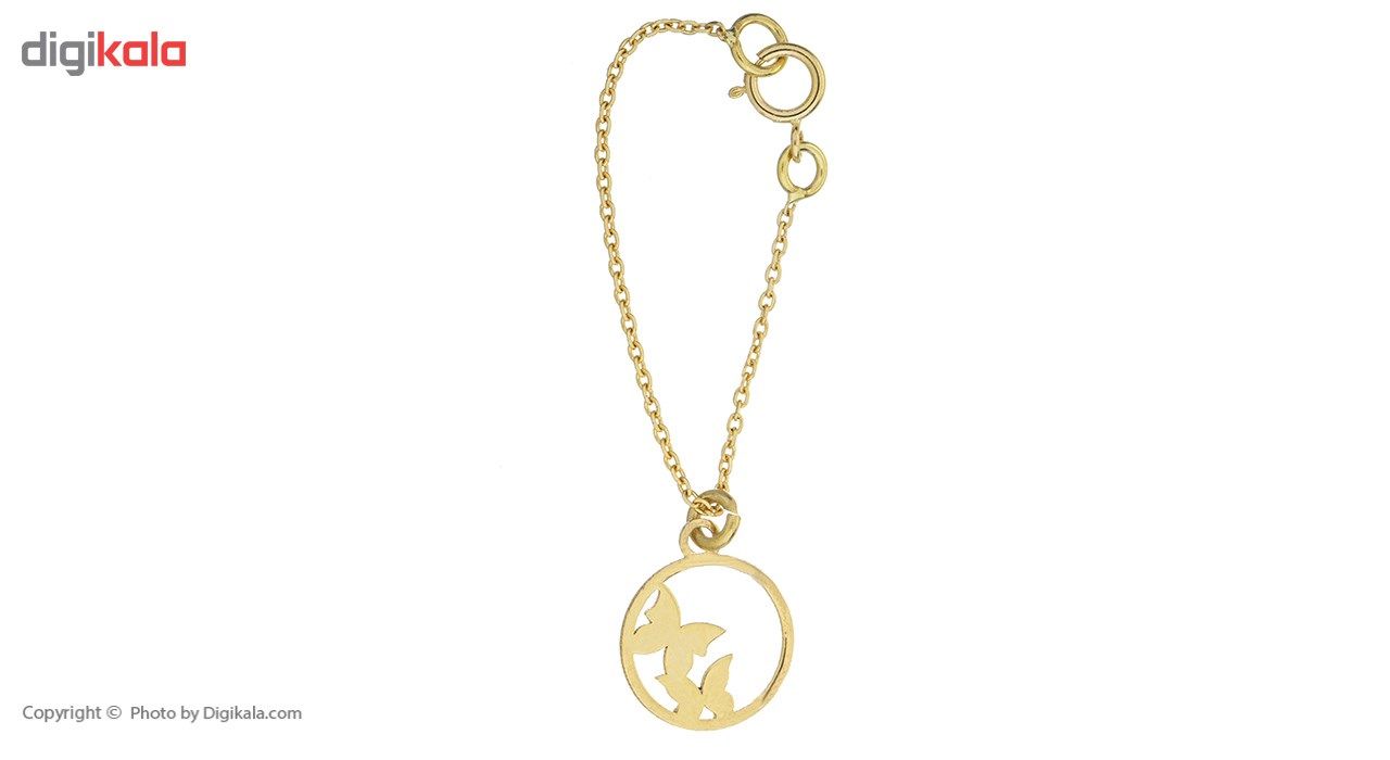 آویز ساعت طلای 18 عیار رزا مدل WTC157 -  - 2