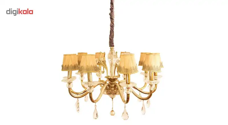 لوستر مجلل10 شعله کد10/ 73625