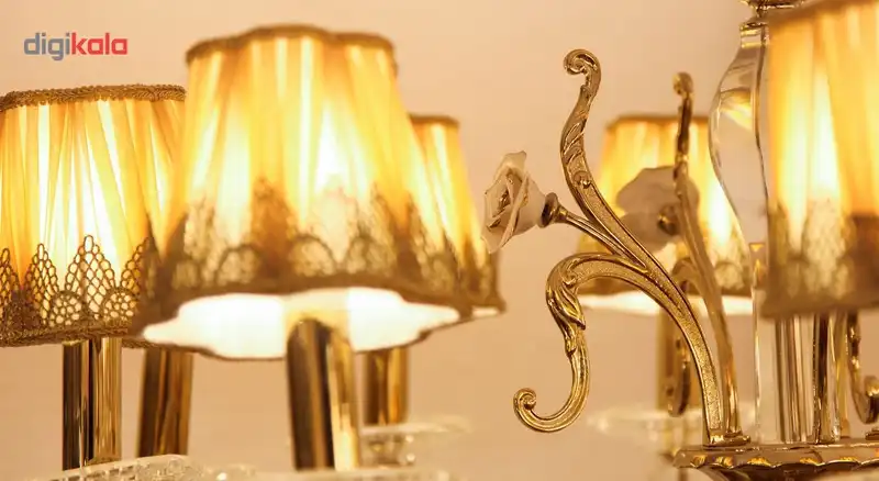 لوستر مجلل10 شعله کد10/ 73625