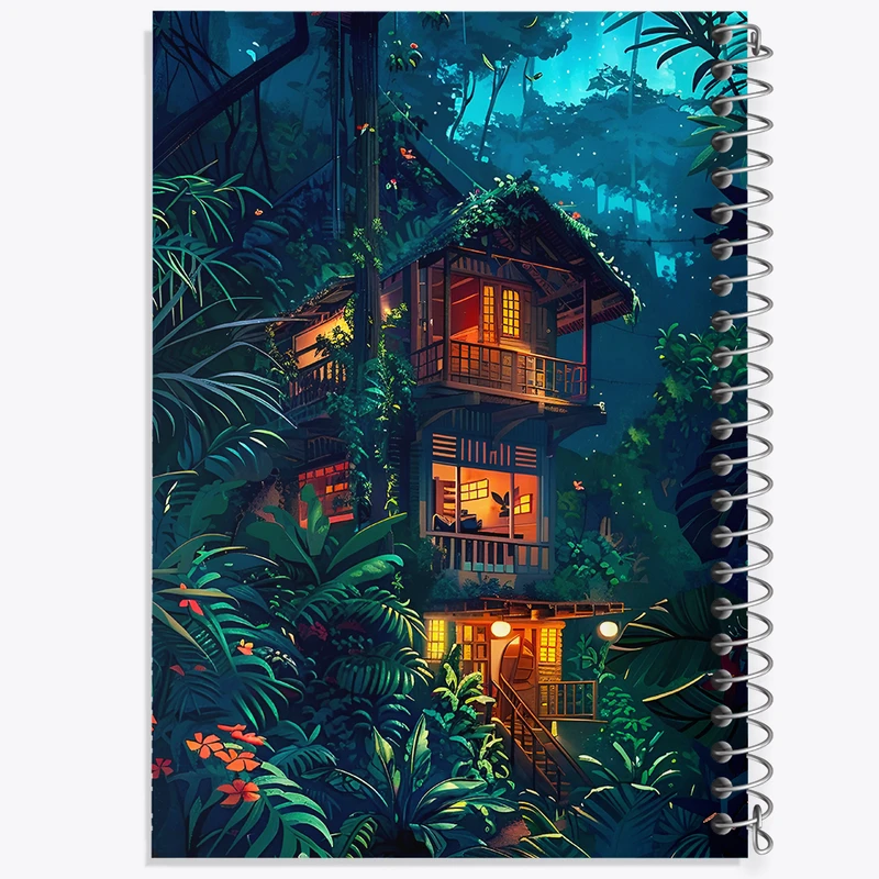 دفتر نقاشی 50 برگ خندالو طرح خانه درختی کد F6733