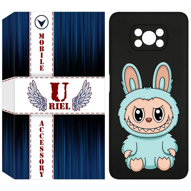 کاور یوریل مدل KSH کد 144 طرح عروسک لبوبو مناسب برای گوشی موبایل شیائومی Poco X3 / X3 Pro