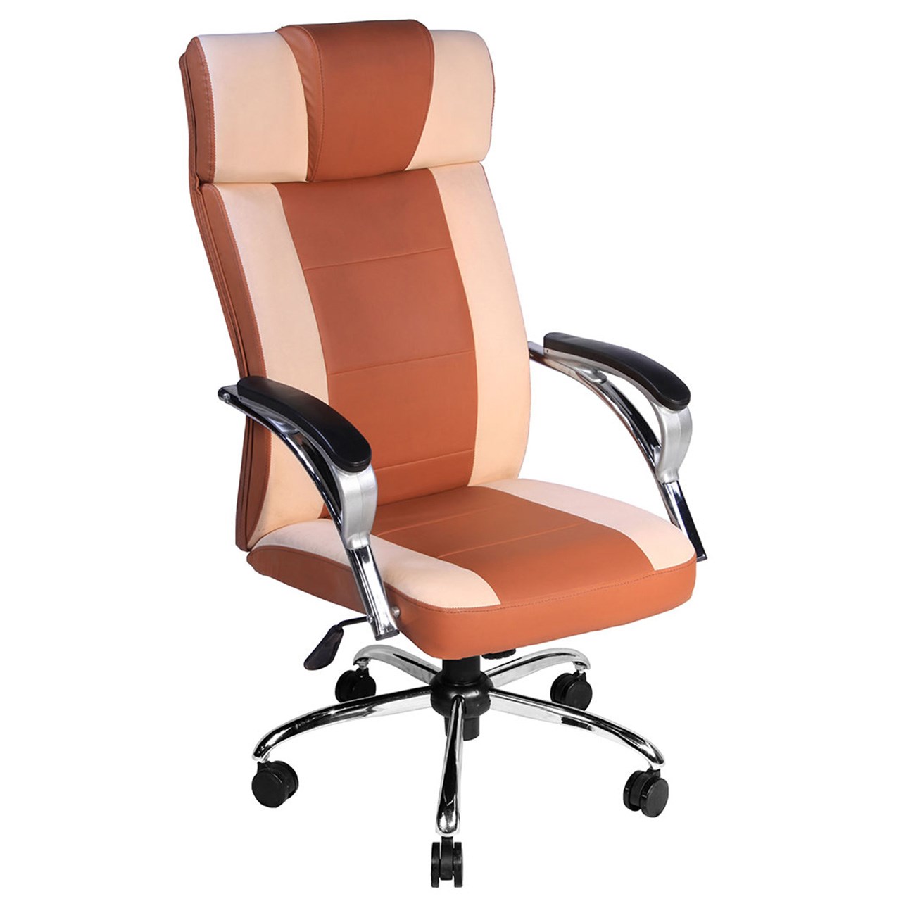 صندلی اداری نوین سیستم مدل 2015 چرمی
