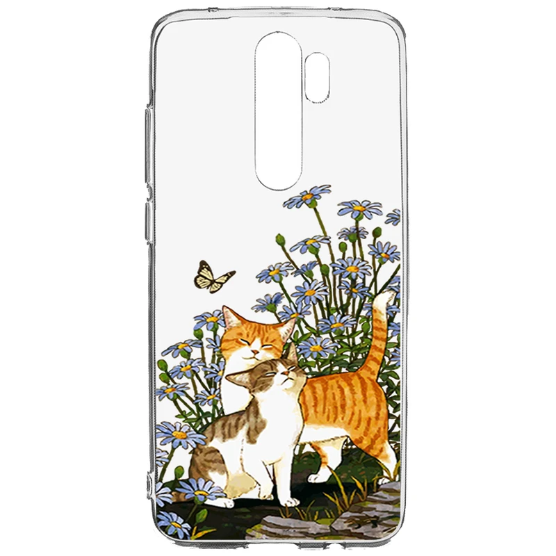 گارد مدل گربه و پروانه مناسب برای گوشی موبایل شیائومی Redmi Note 8 Pro