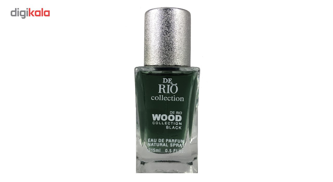 ادو پرفیوم مردانه ریو کالکشن مدل Rio Wood Black حجم 15ml