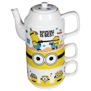 سرویس چای خوری 4 پارچه Minions مدل 01