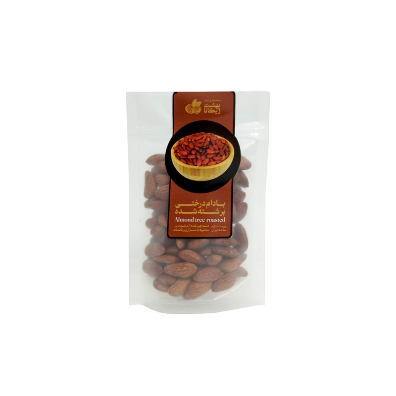بادام درختی برشته شده بهشت ژیکانا - ۱۸۰ گرم