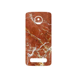 MAHOOT Red Marble Cover Sticker for Motorola Moto Z Play