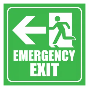 DecoGraph Emergency 101  Sign Sticker