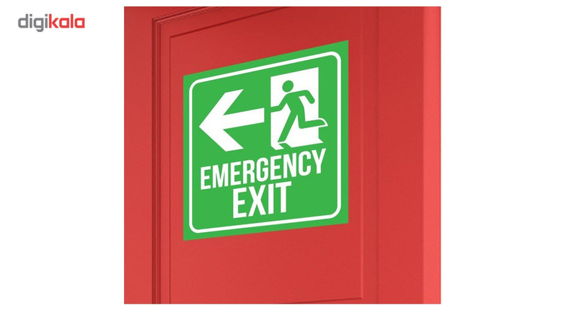 استیکر خروج اضطراری دکوگراف مدل Emergency کد 101