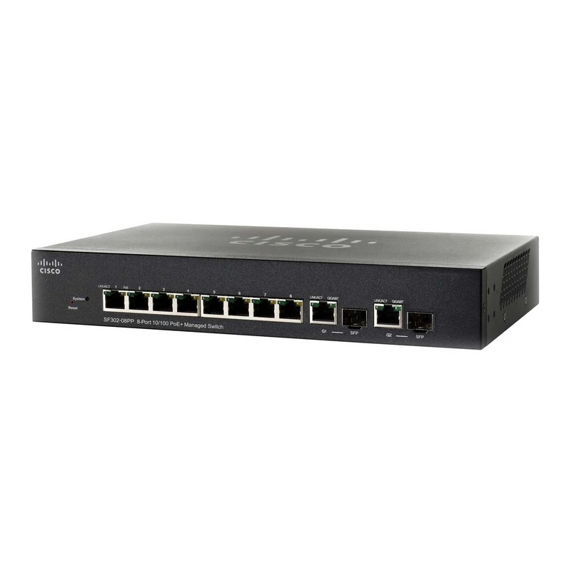 سوئیچ 8 پورت سیسکو مدل SF302-08PP