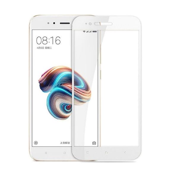 محافظ صفحه نمایش شیشه ای تمام چسب مدل 5D مناسب برای گوشی شیائومی Mi A1 محافظ صفحه نمایش شیشه ای تمام چسب مدل 5D مناسب برای گوشی شیائومی Mi A1