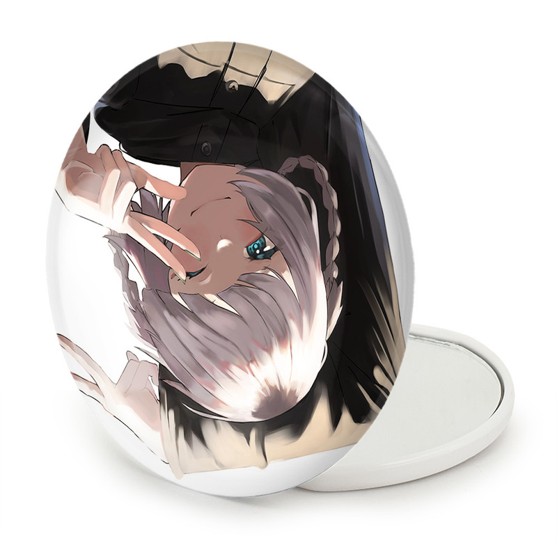 آینه جیبی خندالو طرح نازونا ناناکوسا انیمه کال آف نایت Call of the Night مدل تاشو کد 17833