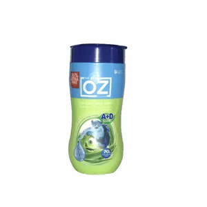 دستمال مرطوب نینو با عصاره آلوئه ورا مدل OZ بسته 70 عددی