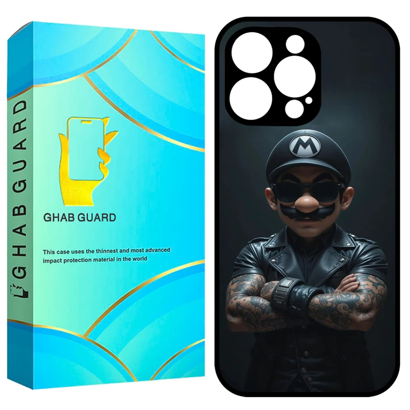 کاور قاب گارد طرح ماریو مدل GCHP16P مناسب برای گوشی موبایل اپل iPhone 16 Pro