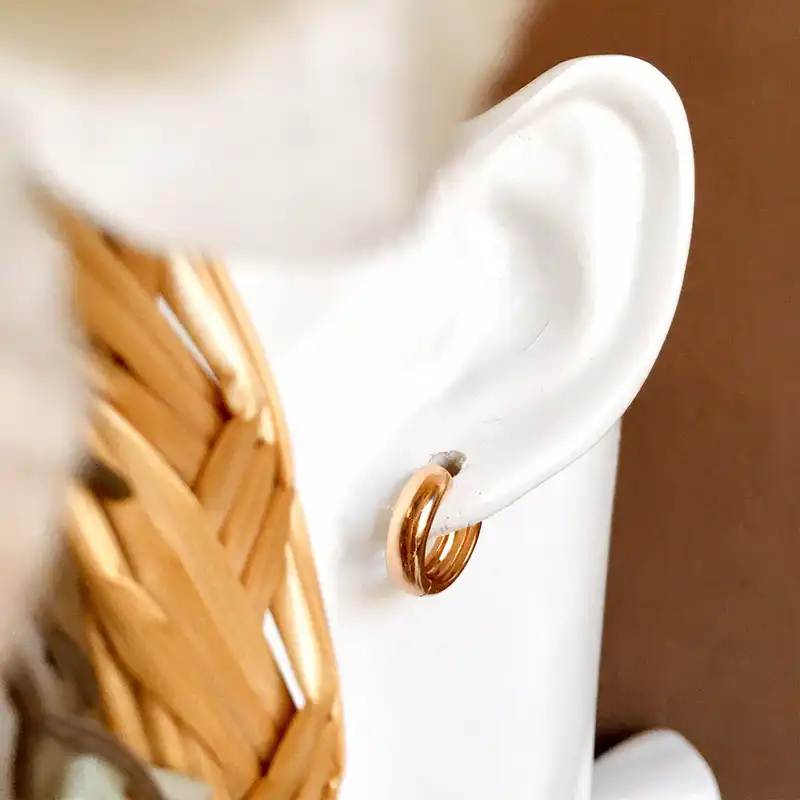 گوشواره زنانه ژوپینگ مدل 405038 حلقه ای