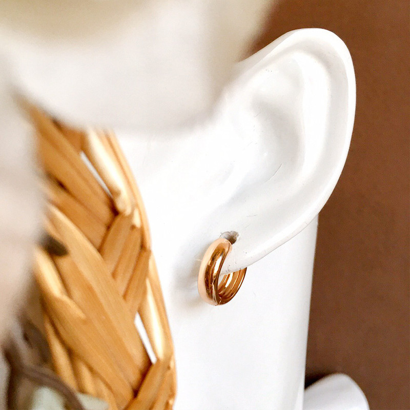 گوشواره زنانه ژوپینگ مدل 405038 حلقه ای گوشواره زنانه ژوپینگ مدل 405038 حلقه ای