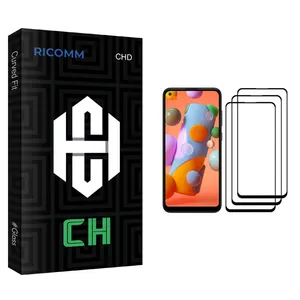 Ricomm CH glass Screen Protector For Samsung Galaxy A11 Pack Of 3