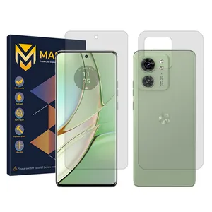 Master Resistant model transparent screen protector suitable for Motorola Edge 40 mobile phone Along with the phone back protector