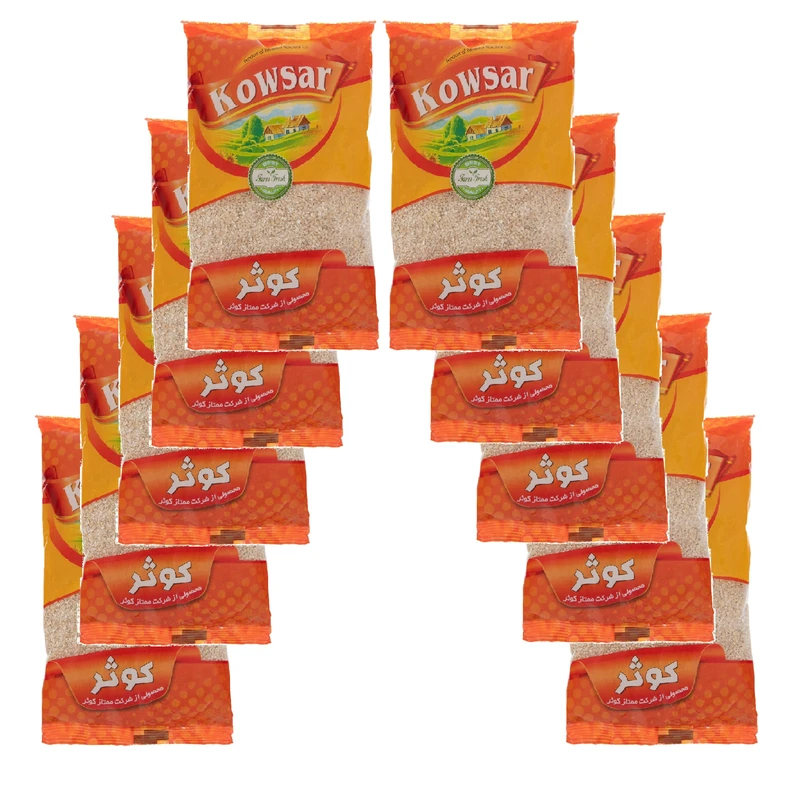 بلغور جو کوثر - 700 گرم بسته 10 عددی