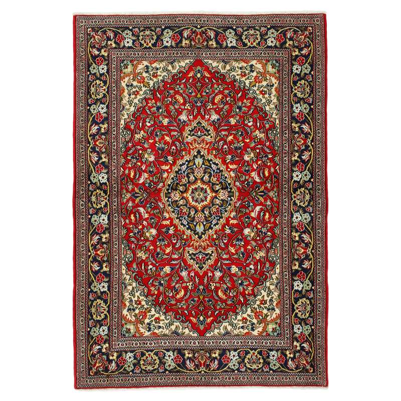 فرش دستبافت یک و نیم متری مدل شهرضا کد a536100
