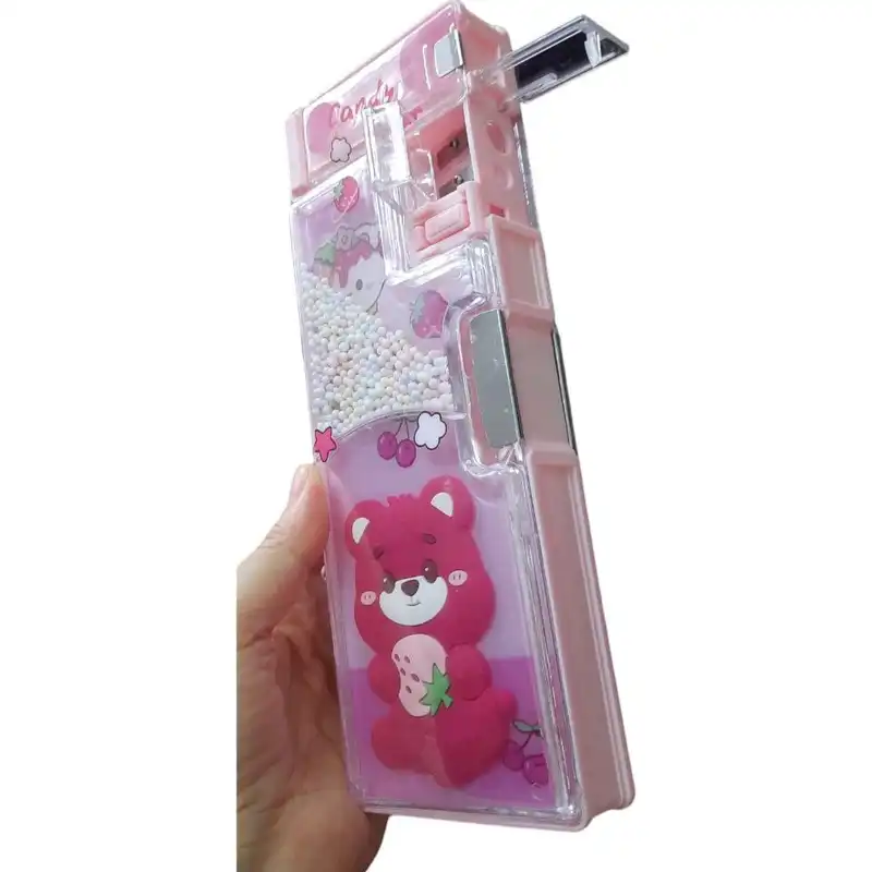 جامدادی مدل مگنتی طرح دونه برفی خرسی کد 58