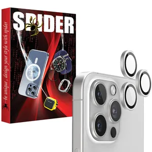 Spider Ring Metal Camera Lens Protector For Apple Iphone 16 Pro / 16 Pro Max