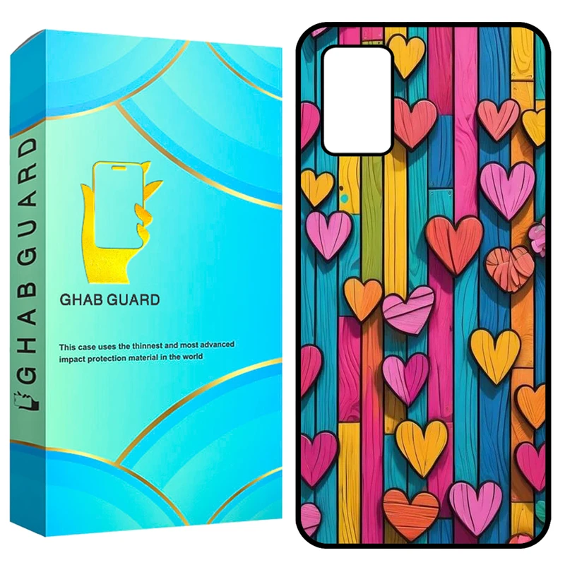 کاور قاب گارد طرح قلب مدل GCHPA03S مناسب برای گوشی موبایل سامسونگ Galaxy A02s / M02s / A03s  