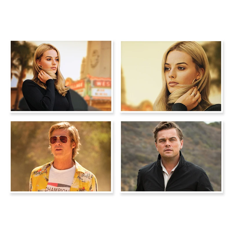پوستر طرح فیلم Once Upon a Time in Hollywood کد A-1711 مجموعه 4 عددی