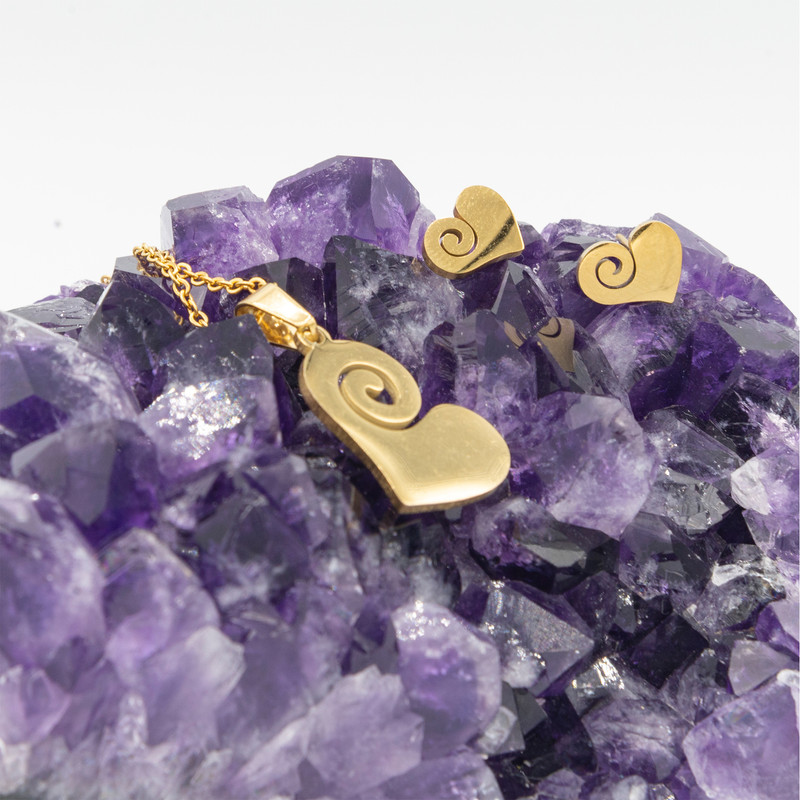 نیم ست زنانه بهار گالری مدل قلب مواج کد 209069