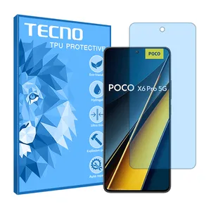 Tecno brand shockproof Anti-blue screen protector glass for Xiaomi Poco X6 Pro
