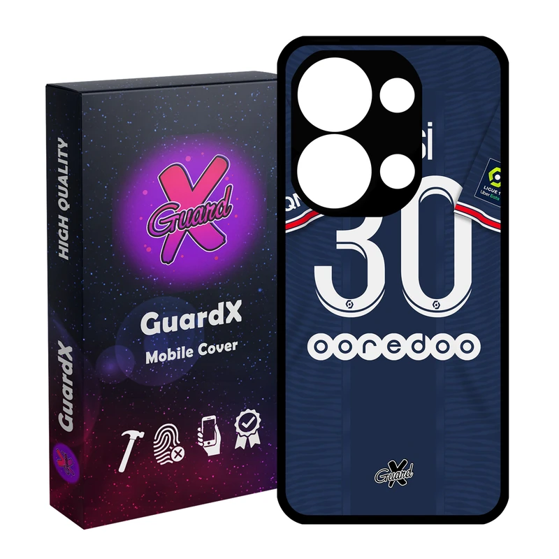 کاور گارد ایکس طرح Messi مدل Glass10356 مناسب برای گوشی موبایل شیائومی Poco X6 5G / Note 13 Pro 5G