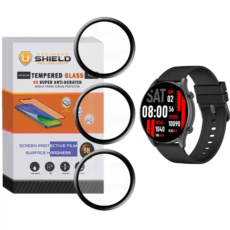 محافظ صفحه نمایش نانو آلتیمیت شیلد مدل NUL مناسب برای ساعت هوشمند شیائومی Kieslect KR بسته سه عددی