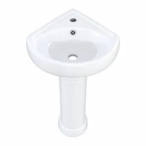 روشویی زمینی مدل پایه دار سه کنج کد 030 