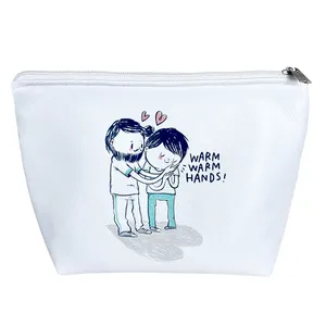 کیف لوازم آرایش دخترانه خندالو مدل عاشقانه کد H216