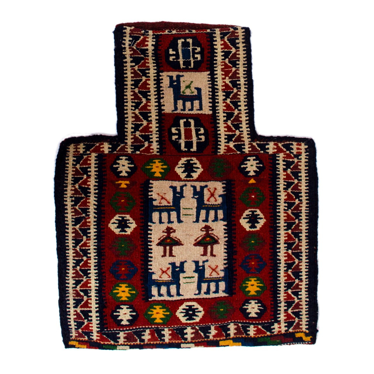 نمکدان گلیم پیچ دستبافت رستا طرح 52-124