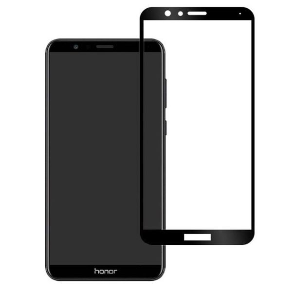 محافظ صفحه نمایش شیشه ای مدل فول چسب مناسب برای گوشی موبایل هوآوی Honor 7X محافظ صفحه نمایش شیشه ای مدل فول چسب مناسب برای گوشی موبایل هوآوی Honor 7X