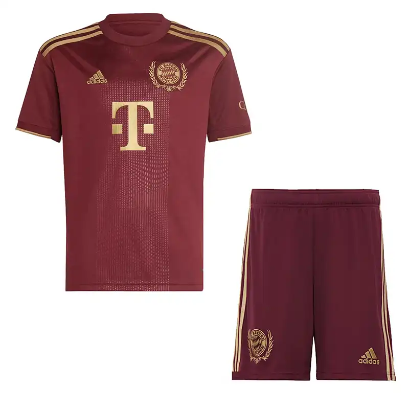 ست تی شرت آستین کوتاه و شلوارک ورزشی مردانه مدل بایرن مونیخ 4rd 2023