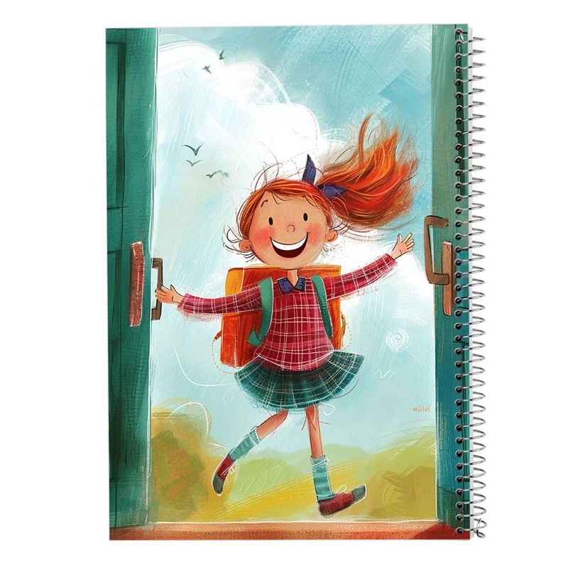 دفتر ژورنال نویسی 50 برگ مدوپد مدل نقطه ای طرح دخترانه کد DF15891