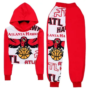 ست هودی و شلوار راحتی زنانه مدل Atlanka Hawks