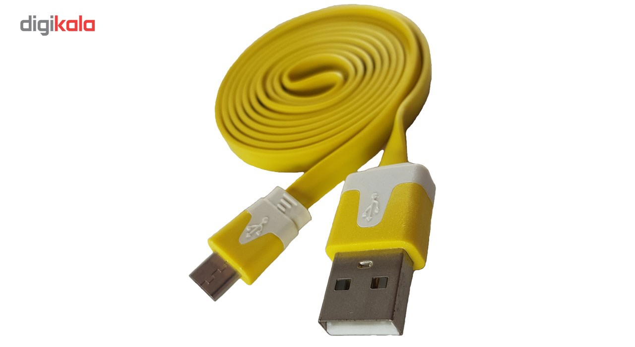 کابل تبدیل USB به MicroUSB اسکار مدلFLAT طول 1 متر