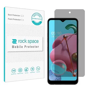 Privacy screen protector Rockspace model HyPRV suitable for LG Q51 mobile phone