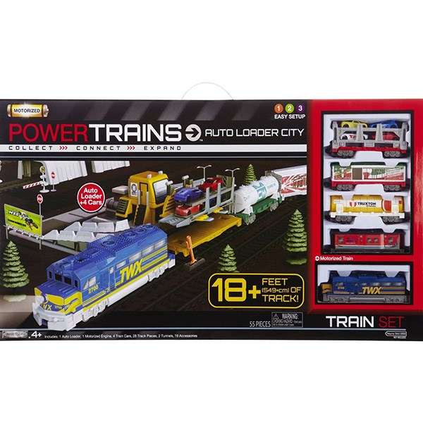 ست قطار شهری جکس پسفیک 56 تکه مدل Auto Loader City