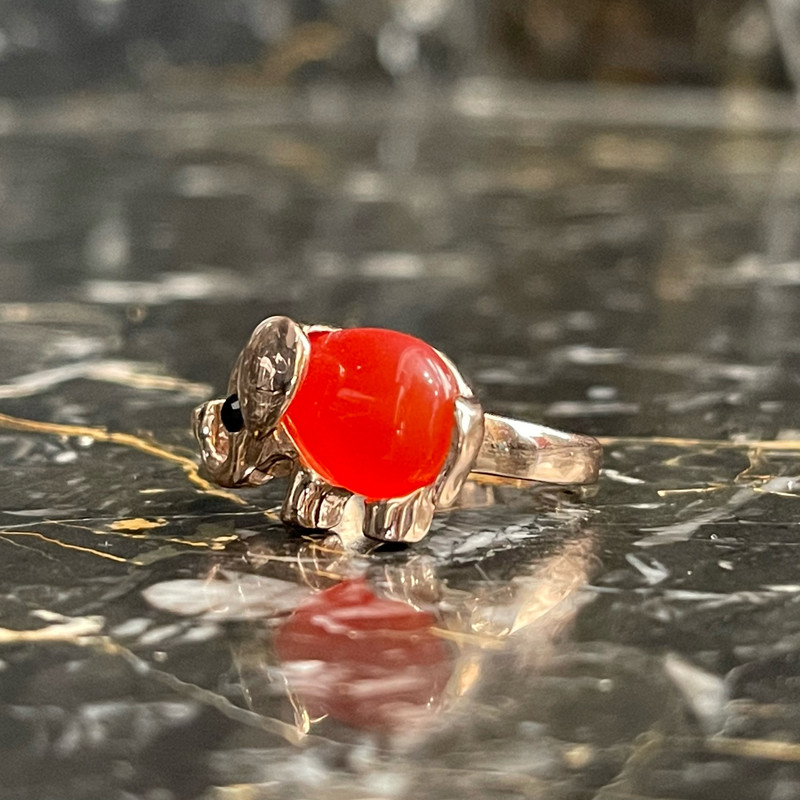 انگشتر دخترانه مدل فیل1