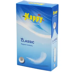 کاندوم هپی مدل کلاسیک بسته 12 عددی