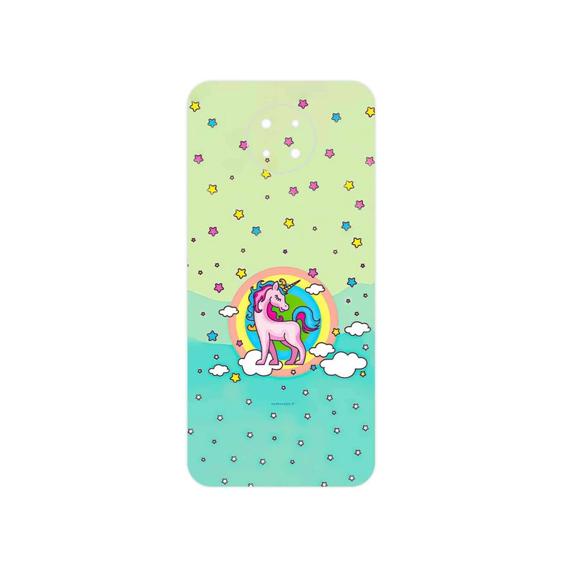 برچسب پوششی ماهوت مدل Rainbow unicorn adventure مناسب برای گوشی موبایل نوکیا G10