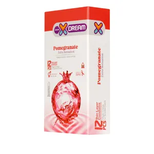 کاندوم ایکس دریم مدل انار بسته ۱۲ عددی
