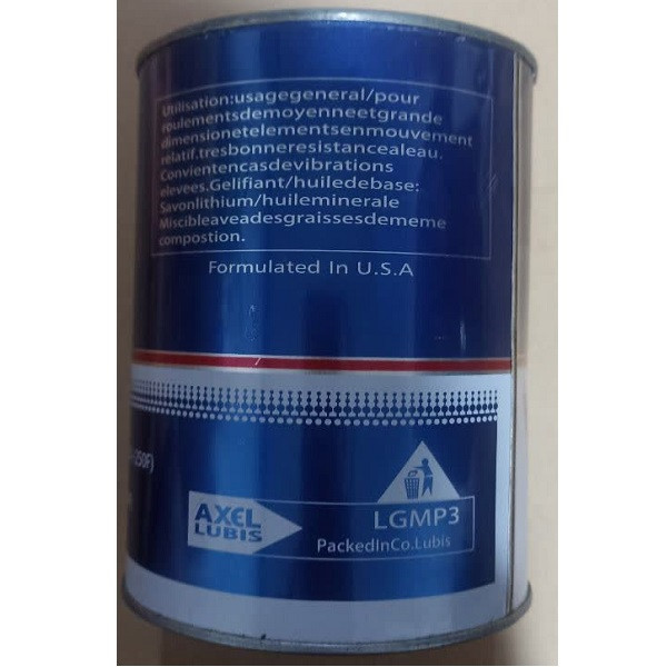 گریس نسوز اکسل لوبیس مدل LGMP3 وزن 960 گرم گریس نسوز اکسل لوبیس مدل LGMP3 وزن 960 گرم