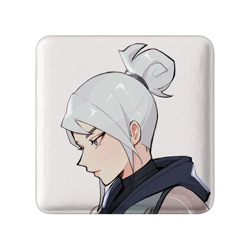 مگنت خندالو طرح بازی ولورانت (Valorant) مدل مربعی کد 33099