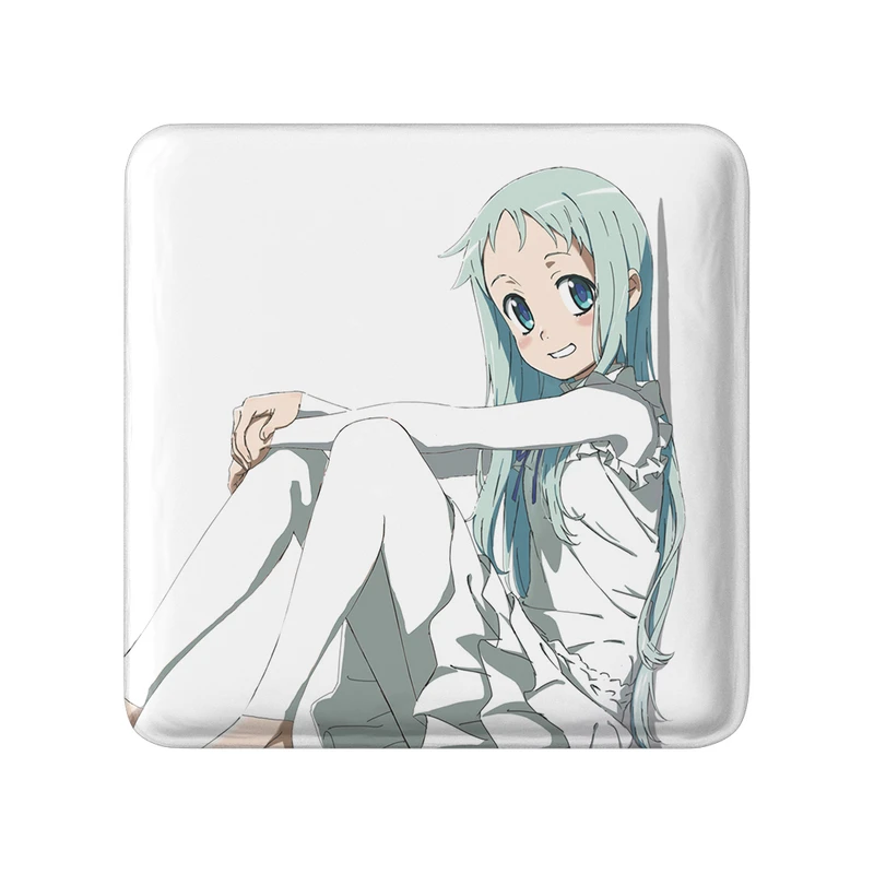 پیکسل خندالو طرح میکو هونما انیمه آنوهانا مدل مربعی کد 31956